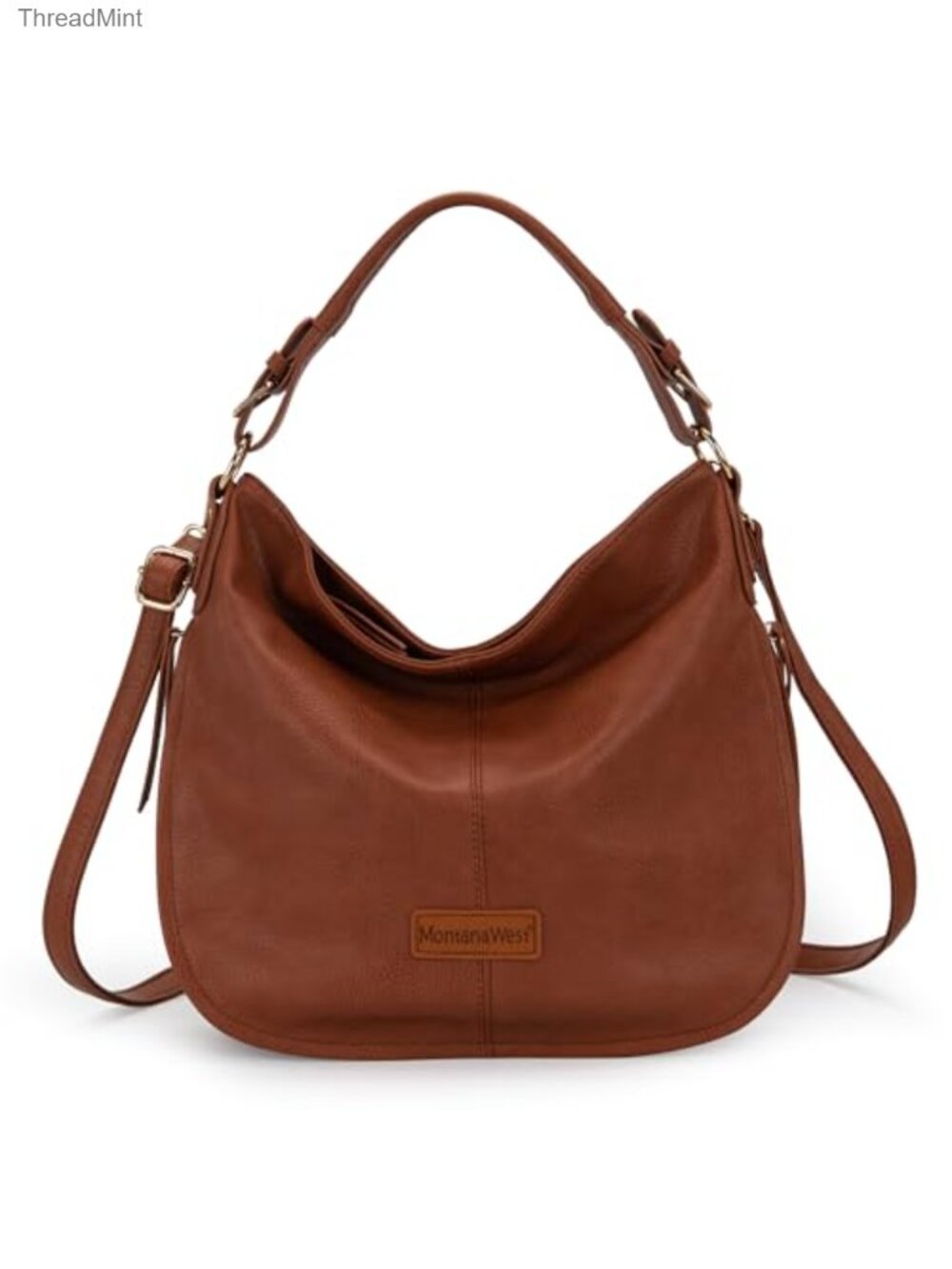Hobo Bags for Women Vegan Leather Shoulder Purse Handbag Large Tote